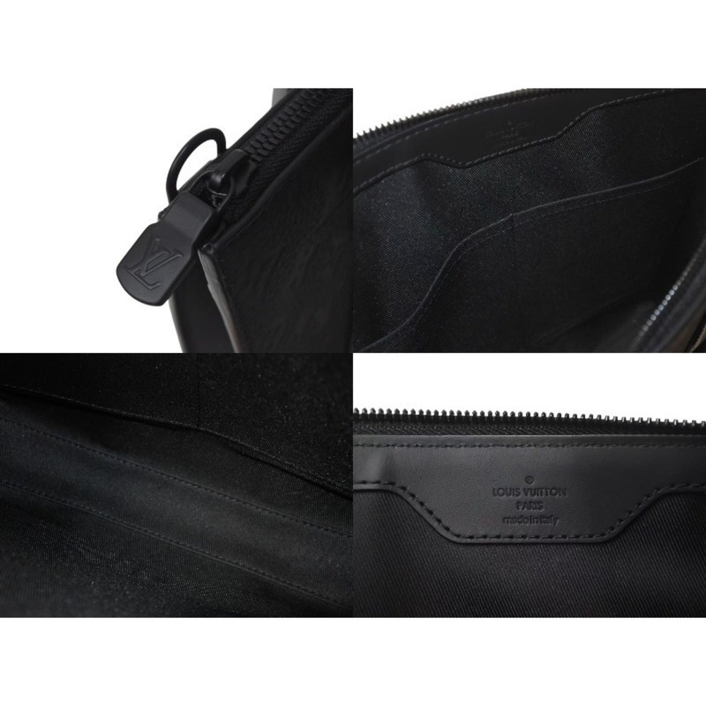 Louis Vuitton Taurillon Bag Shoulder Plat Crossbody Sac Black - Picture 9 of 9